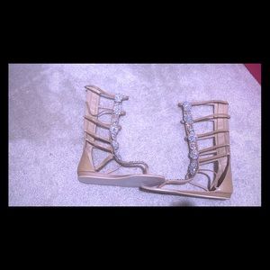 Shoe dazzle Embellished gladiator sandals